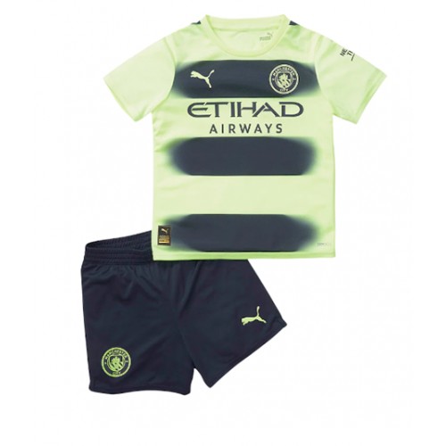 Manchester City Tredjedraktsett Barn 2022-23 Kortermet (+ Korte bukser) Manchester City Tredjedraktsett Barn 2022-23 Kortermet (+ Korte bukser)